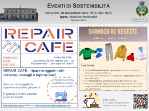 Domenica 19 Novembre – Evento Repair Cafè